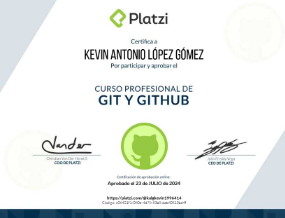 Certificado Git y GitHub