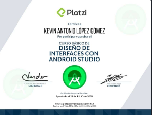 Certificado Interfaces Android