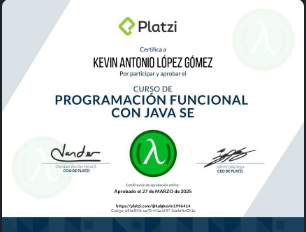 Certificado Programación Funcional