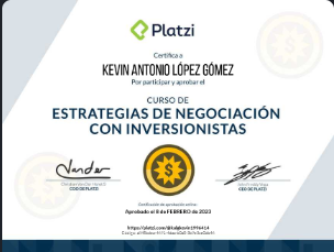 Certificado Estrategias de Negociación